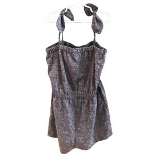 NEW Milly Minis Chambray Tie Romper. Girls 8. (8A)